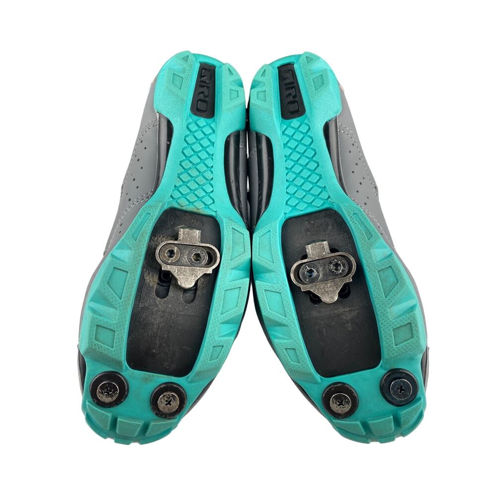 Giro Riela RII Women's Mountain Bike/Cycling Shoes Dark‎ Shadow/Glacier Sz 7.5 - Picture 6 of 7